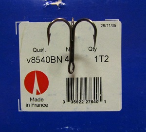 VMC-8540 BN N.4 kolmihaarakoukku Kemiallinen